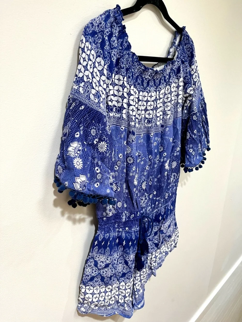 Anthropologie Raga Mazo Pommed Romper size Large